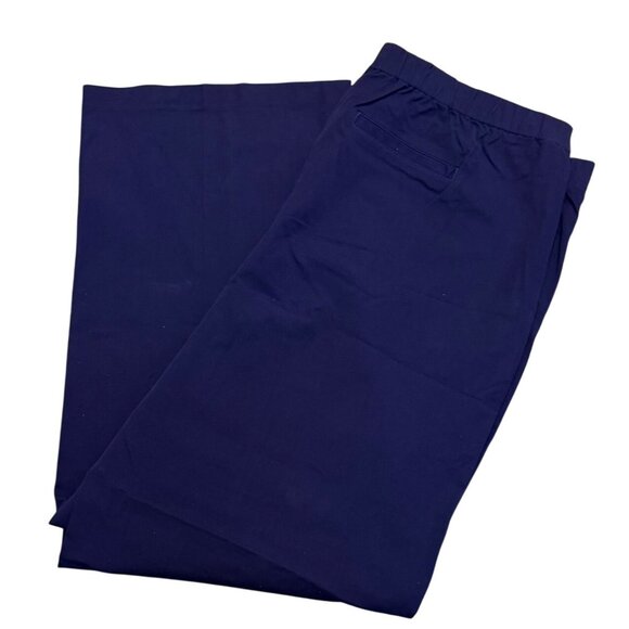 Isaac Mizrahi Wide Leg Pants Plus Size 24 Lilac Purple Stretch 24/7 Pull On - Picture 1 of 16